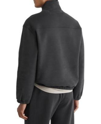Men's Cotton-Blend Half-Zip Sweatshirt
