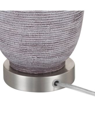 Stratos 26 1/4 H  Cloud Ceramic Table Lamp Set of 2 with Dimmer