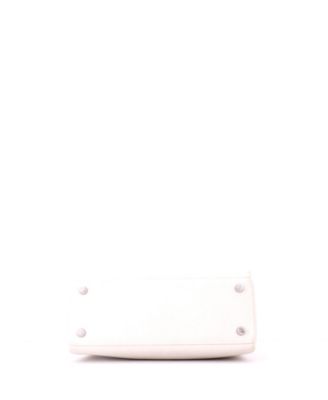 Kelly 25 Handbag Light Togo with Palladium Hardware