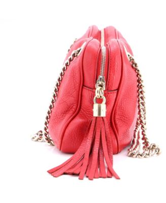 Small Soho Chain Zip Shoulder Bag Leather