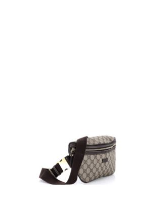 Small Belt Bag GG Coated Canvas with Leather