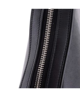 Small Logo Messenger Bag Leather