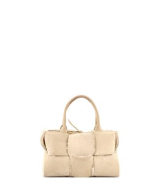 Small Arco Tote Suede and Shearling