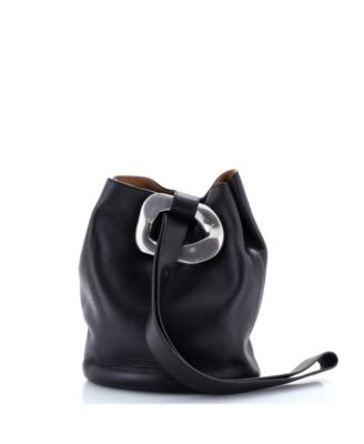 Drop Bucket Bag Leather