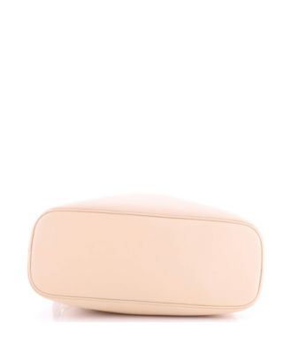 Medium Double Buckle Belt Tote Bag Leather