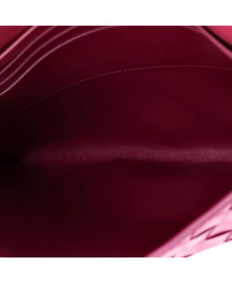 Flat Flap Pouch Intrecciato Nappa