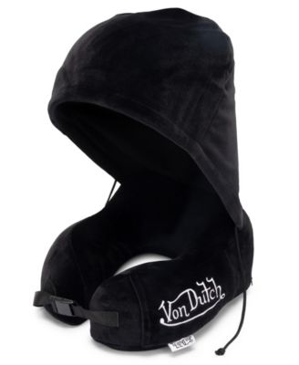 Eyeconic Hooded Ergonomic Memory Foam 5" Travel Neck Pillow