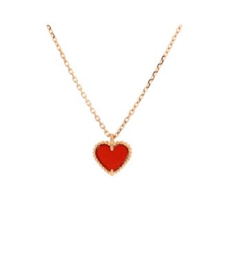 Sweet Alhambra Heart Pendant Necklace