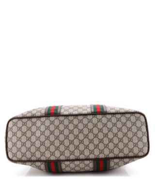 Tall Neo Vintage Web Soft Tote GG Coated Canvas