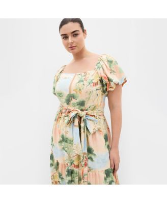 Women's Laurena Sardinia Print Maxi Dress