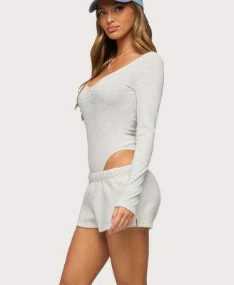 Women's Jonah Long Sleeve V Neck Bodysuit