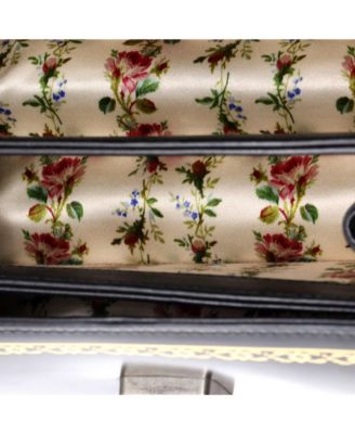 Small Thiara Top Handle Bag Frame Print Leather