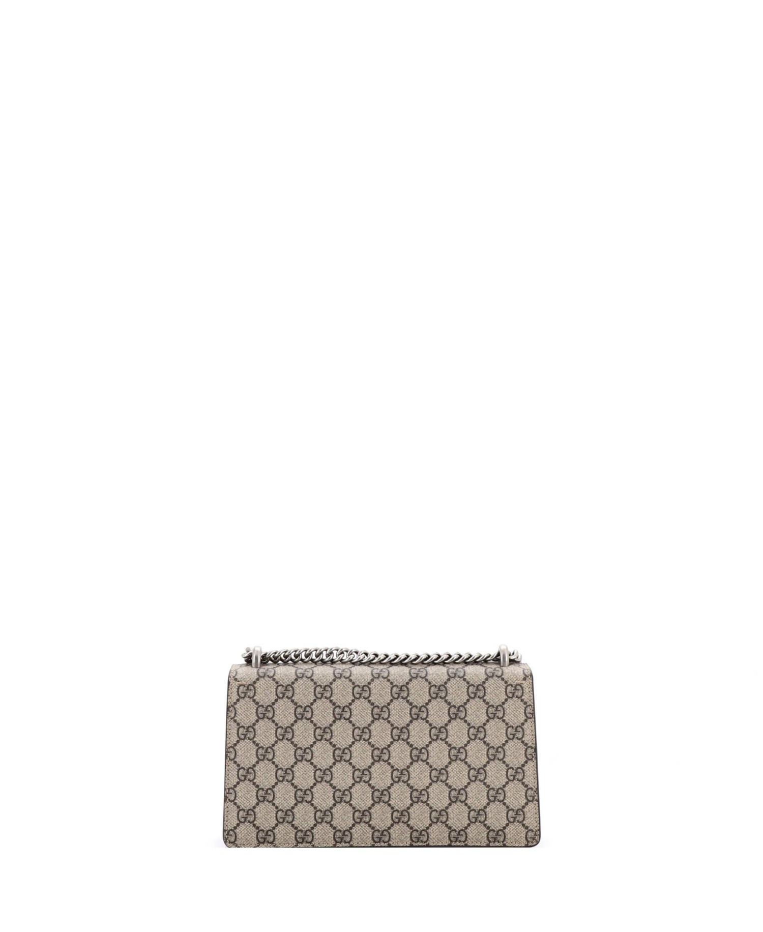 Small Dionysus Bag GG Coated Canvas with Crystal Embellished Metal