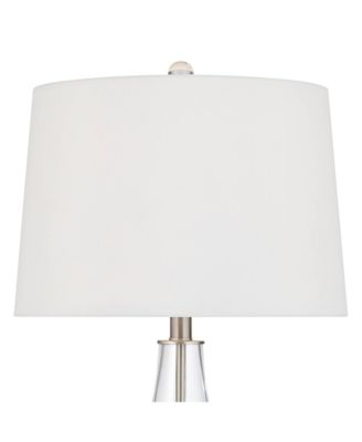 Marnie 27 3/4" Tall Curved Modern Coastal Table Lamps Set of 2  Art Glass Living Room Bedroom (Colors May Vary)