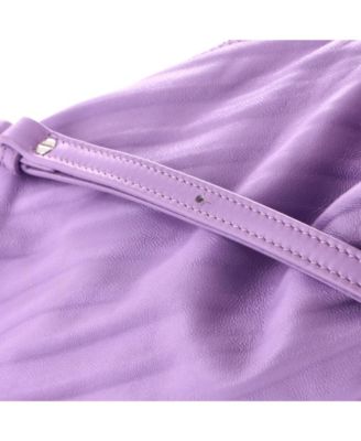 Bracelet Pouch Shoulder Bag Pleated Leather