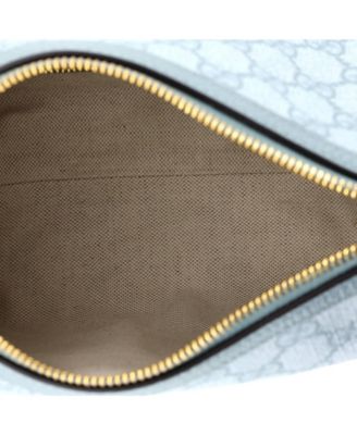 Super Mini Ophidia Zip Shoulder Bag GG Coated Canvas