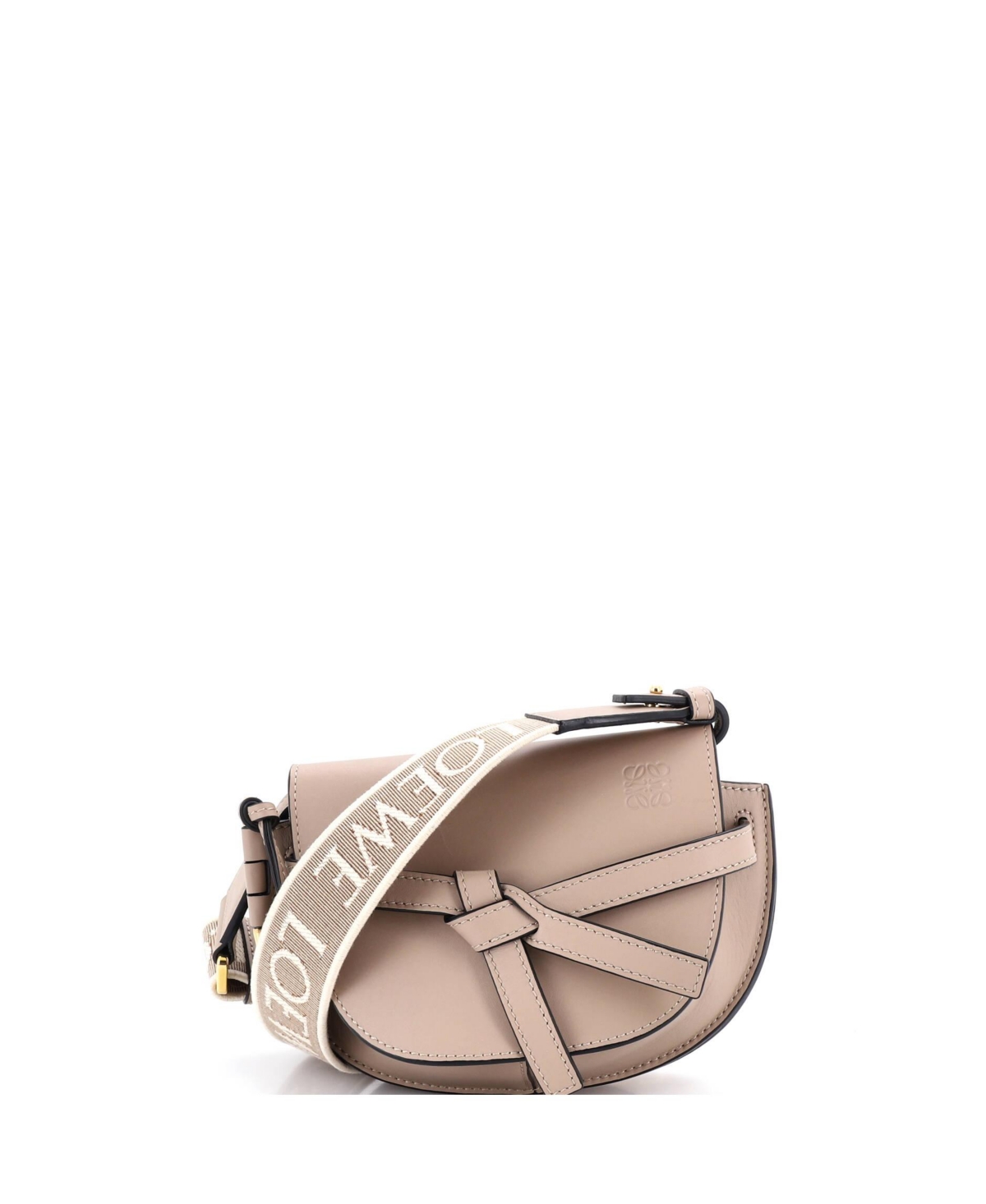 Pre-Owned Loewe Mini Gate Dual Shoulder Bag Leather