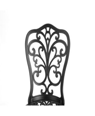 Patio Bistro Sets 3 Piece Outdoor Cast Aluminum Patio Bistro Set