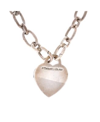 Return To Tiffany Heart Tag Choker Necklace