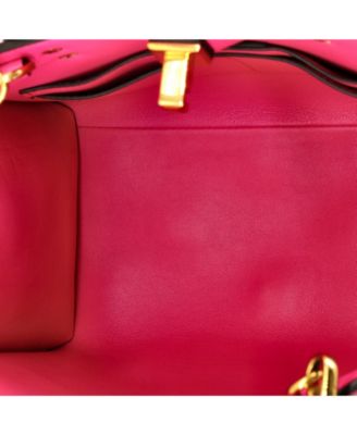 Small Studio Top Handle Box Bag Leather