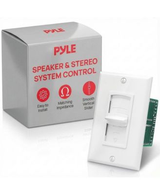 Dual-Channel Passive Volume Controller for Home Audio with Easy Connectivity, Compatible with All Speakers and Devices