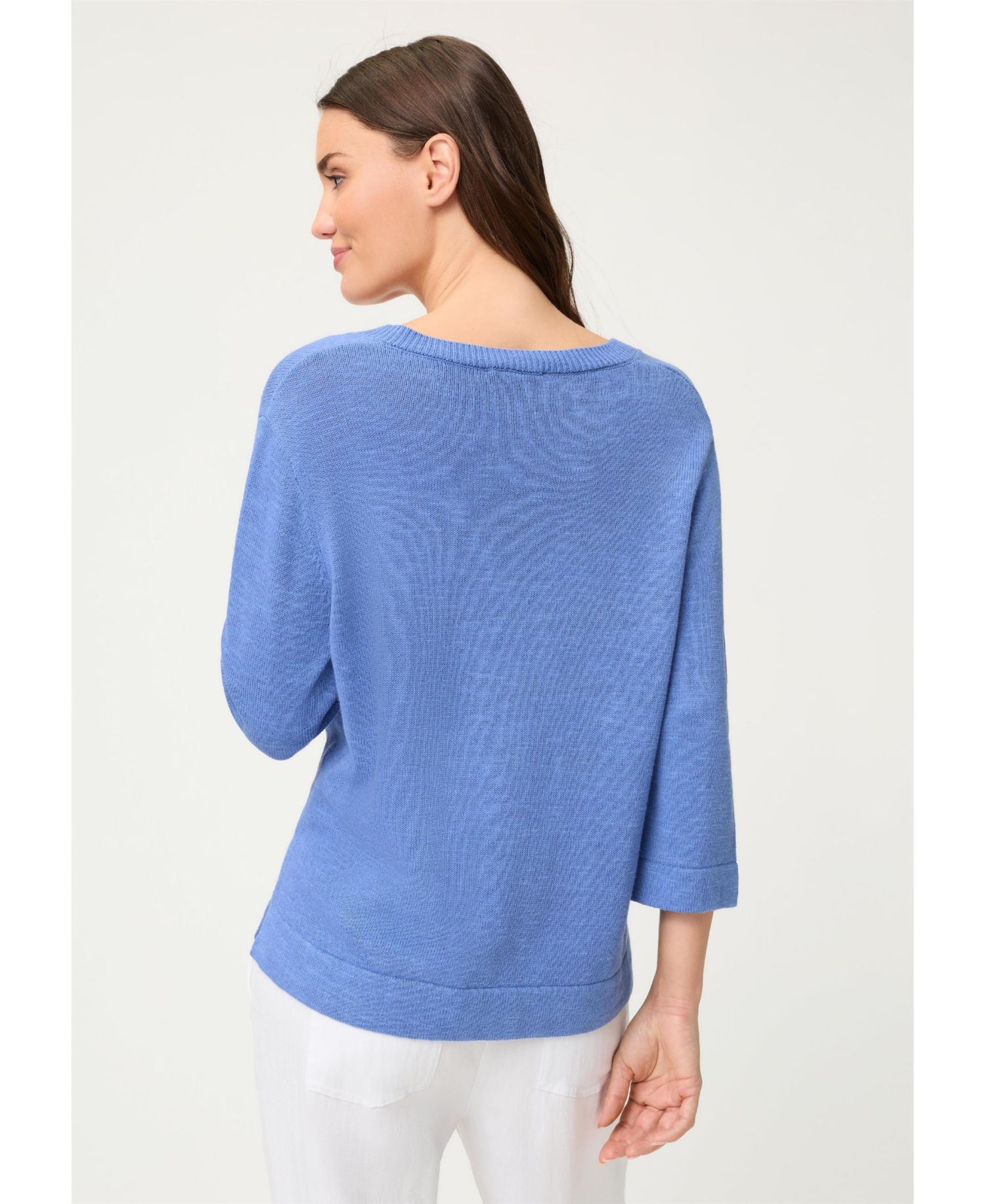 Women's Solid V-Neck Sweater