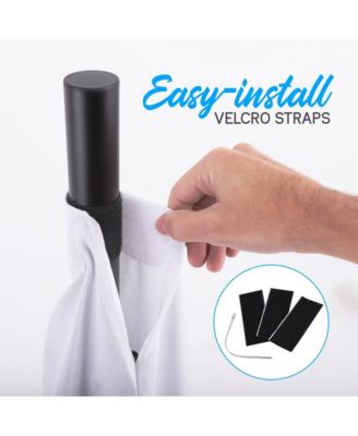 Universal Lighting Tripod Stand Scrim - Triple Sided DJ Speaker / Light Stand Skirt Cover w/Hook and Loop Straps PSCRIM3W