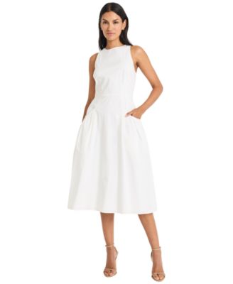 Women's Fit and Flare Midi Dress