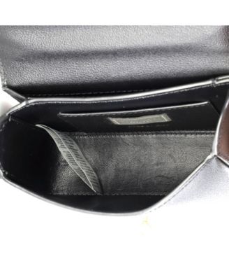 Small Medusa Padlock Icon Flap Bag Printed Leather