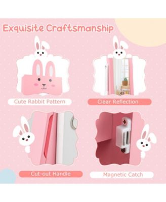 Princess Vanity Table and Chair Set with Jewelry Armoire and Mirror