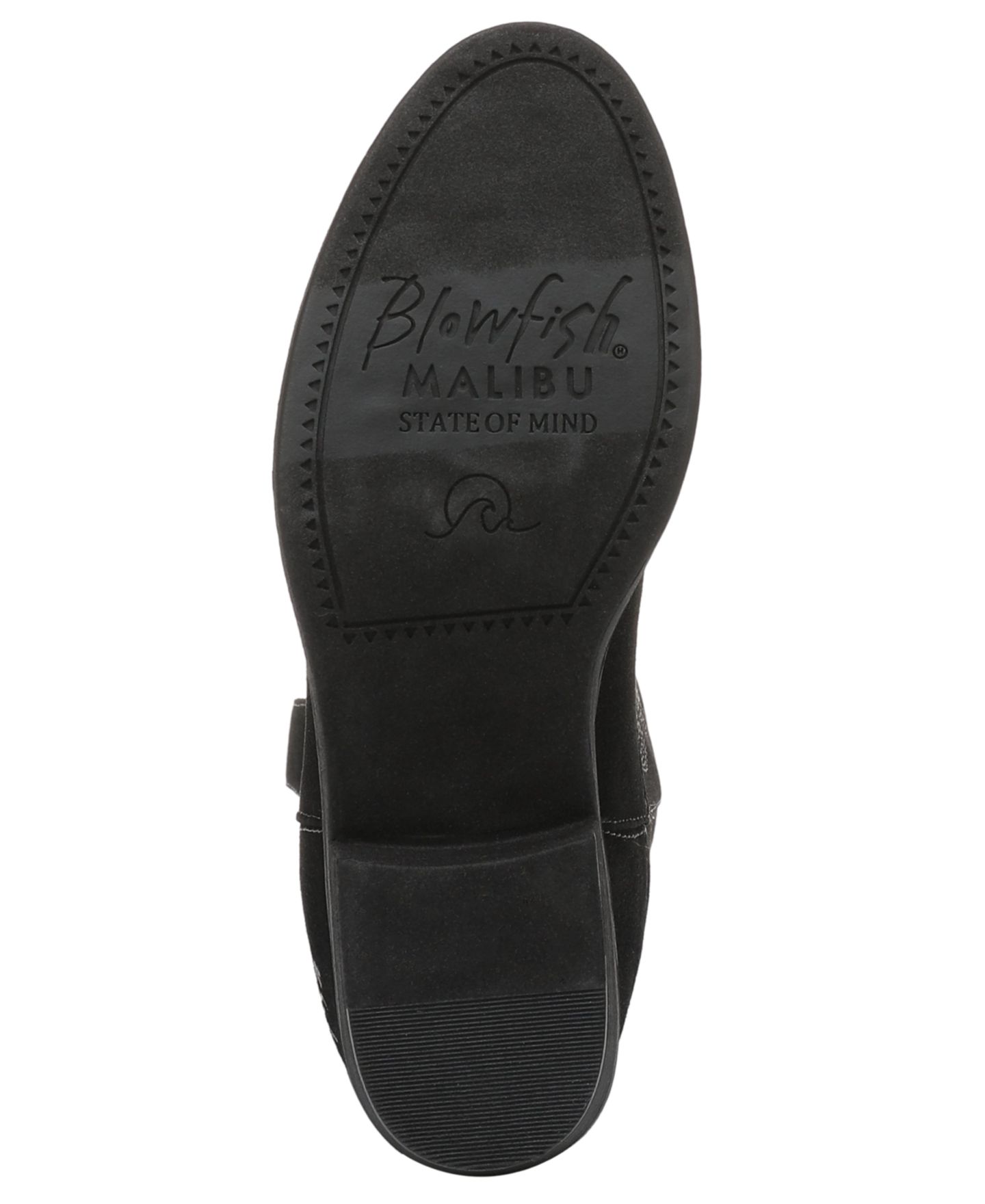 Женские ботинки Blowfish Malibu Stutter Western Tall, цвет: Чёрный искусственный замшевый — фото 5