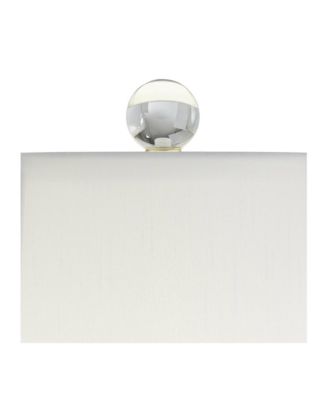 Traditional Table Lamps 28.75" Tall Set of 2 Faceted Crystal and Brass  Bell Shade for Living Room Family Bedroom