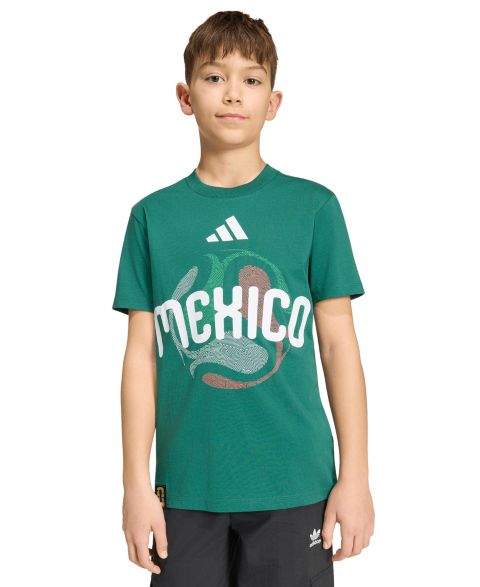 Детская футболка adidas FIFA World Cup 2026 Mexico Short-Sleeve, цвет: Зелёный