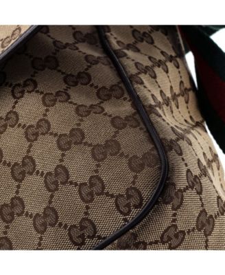 Medium Web Strap Flap Messenger GG Canvas