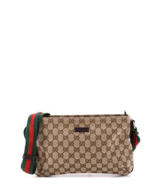 Small Web Strap Messenger Bag GG Canvas