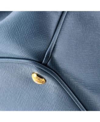 Medium Double Zip Lux Tote Saffiano Leather