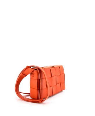 Small Cassette Crossbody Bag Maxi Intrecciato Leather