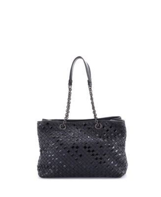 Medium Double Chain Tote Intrecciato Nappa