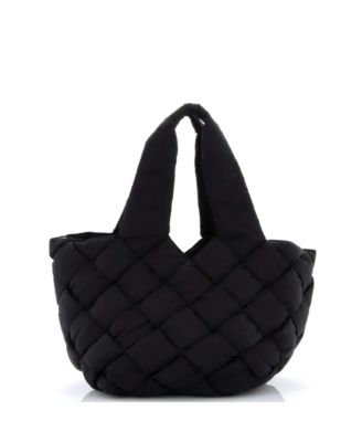 Cassette Paper Tote Intrecciato Nylon