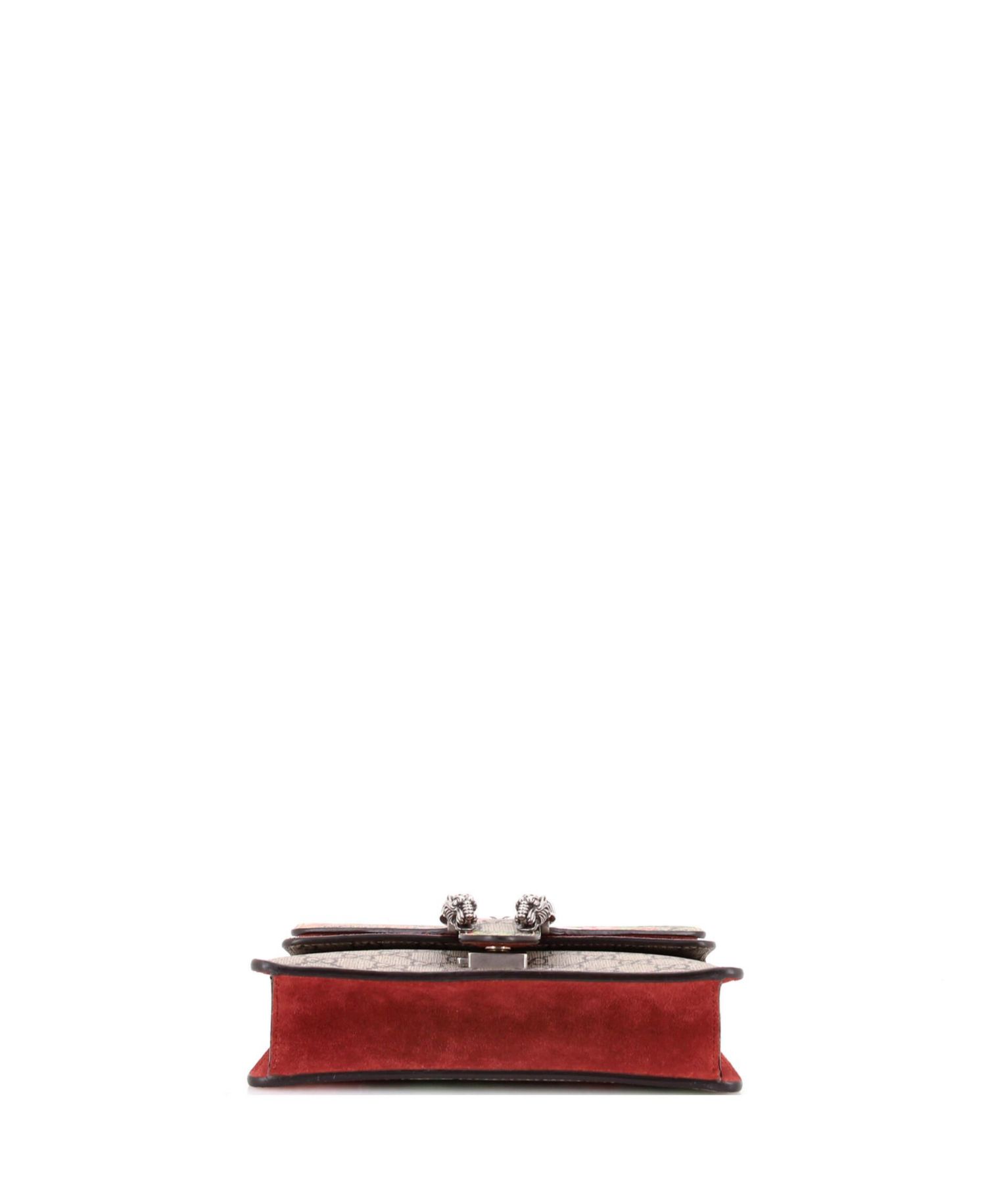 Mini Dionysus Bag Blooms Print GG Coated Canvas