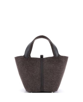 MM Picotin Lock Bag Felt with Leather