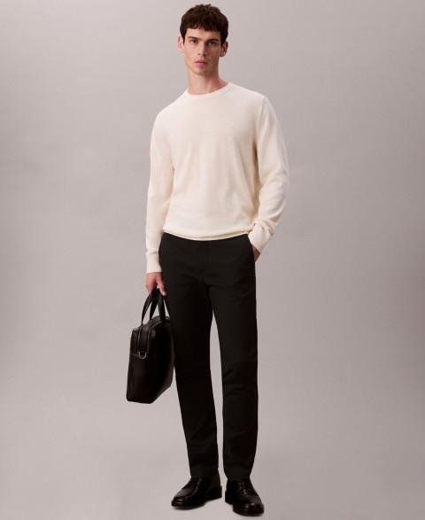 Мужские брюки Calvin Klein Men's Slim Stretch Cotton Pants