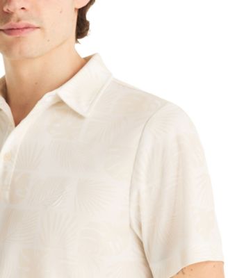 Men's Floral Print Golf Polo Shirt