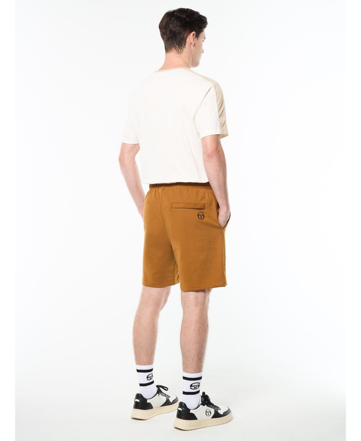 Мужские шорты Sergio Tacchini Netto Short, цвет: Бронзовый коричневый — фото 4