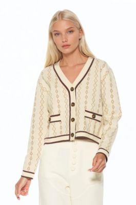 Women's Briar Collegiate Contrast Trim Cardigan