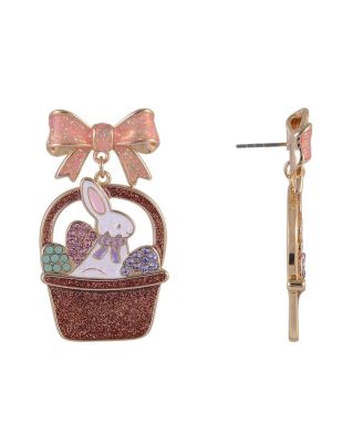 Easter Basket and Bunny Earrings