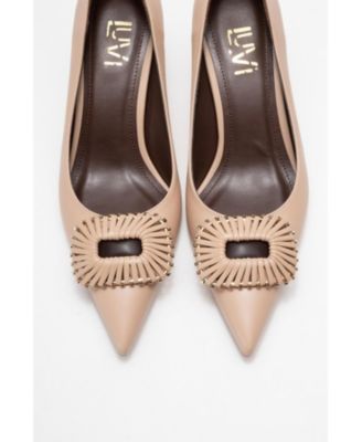 Women's Great Buckle Pointed Toe Pump