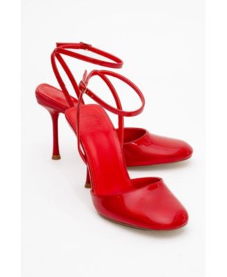 Blues Round Toe Ankle Strap Pump (Women)