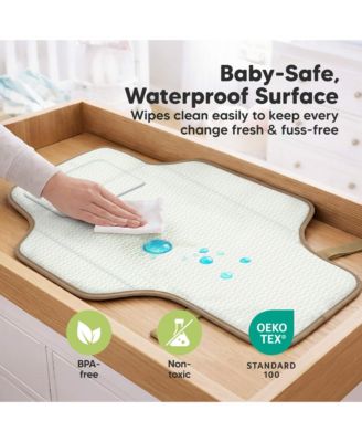 Flex Portable Changing Pad for Baby, Travel, Foldable Large Waterproof Baby Diaper Changing Mat for Diaper Bag