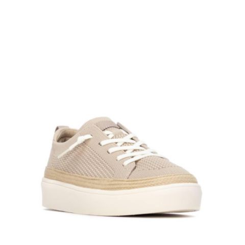Женские кроссовки XTI Refresh Collection Casual Knit Lace-Up, цвет: Бежевый